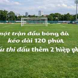 1 hiệp đá bóng bao nhiêu phút