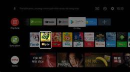ảnh chụp màn hình app xem bóng đá trên android tv