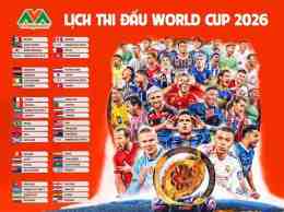 ảnh chụp màn hình bảng lịch thi đấu bóng đá world cup 2026