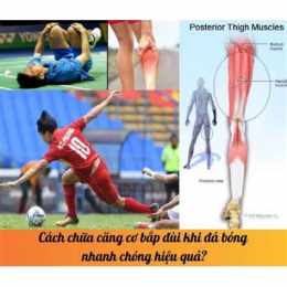 ảnh chụp màn hình cách chữa căng cơ khi đá bóng