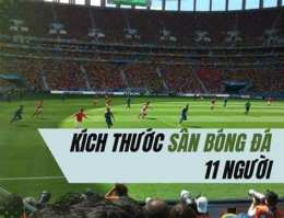 ảnh chụp màn hình diện tích sân bóng đá 11 người