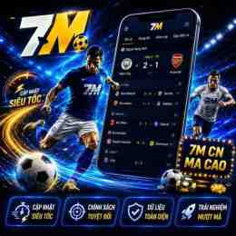 giao diện app 7m tỷ số bóng đá