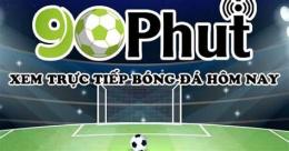 giao diện app 90phut truc tiep bong da