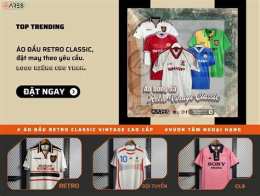 giao diện app áo bóng đá retro