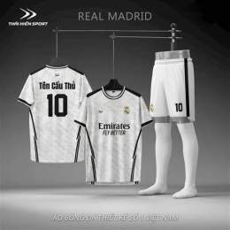 giao diện app áo đá bóng real madrid