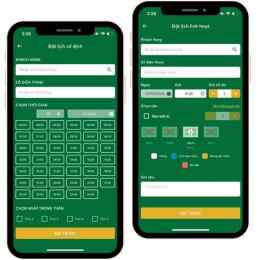 giao diện app bóng đá chấm net