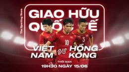 giao diện app bóng đá giao hữu việt nam