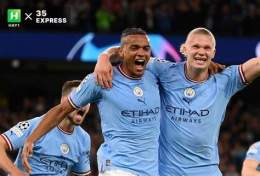giao diện app bóng đá manchester city