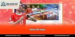 giao diện app bóng đá nhà cai