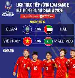giao diện app bóng đá nữ châu á hôm nay