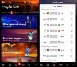 giao diện app bóng đá trực tiếp mexico