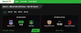 giao diện app bóng đá tv trực tuyến