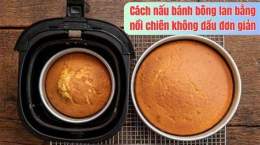 giao diện app cách làm bánh bông lan bằng bột mì đa dụng