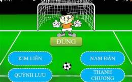 giao diện app chơi đá bóng