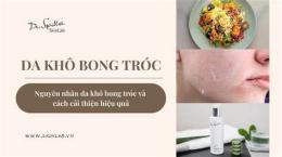 giao diện app da khô bong tróc bôi gì