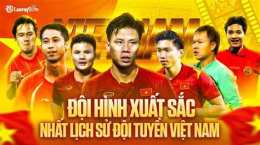 giao diện app đội hình mạnh nhất lịch sử bóng đá