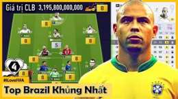giao diện app đội tuyển bóng đá brazil