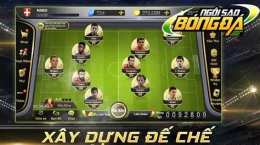 giao diện app game bóng đá mobile