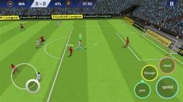 giao diện app game đá bóng online