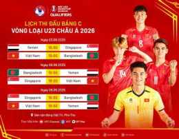 giao diện app giải vô địch bóng đá u-23 châu á