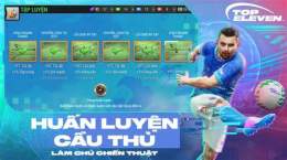 giao diện app huấn luyện viên bóng đá