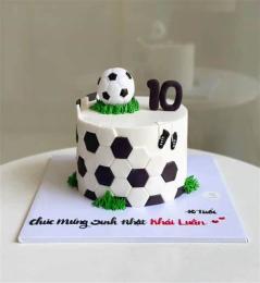 hướng dẫn sử dụng bánh sinh nhật chủ đề bóng đá