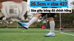 hướng dẫn sử dụng giày bóng đá chính hãng