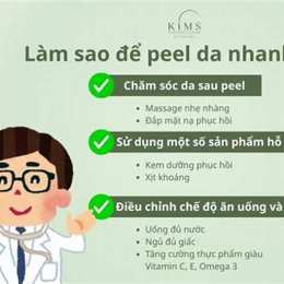 làm sao để da nhanh bong tróc