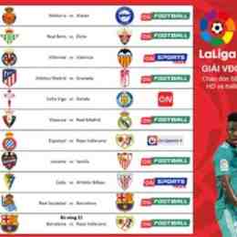 lịch thi đấu bóng đá la liga tây ban nha