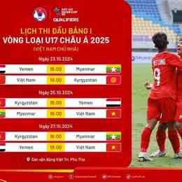 lich thi dau bong da u17 chau a