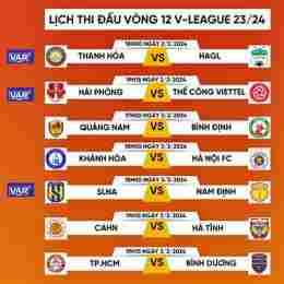 lịch thi đấu bóng đá việt nam hôm nay nam