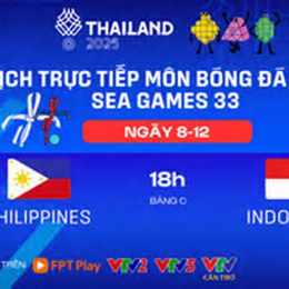 lịch trực tiếp bóng đá sea games