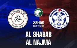 tính năng nổi bật câu lạc bộ bóng đá al najma đấu với al shabab