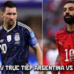 trực tiếp bóng đá argentina ai cập