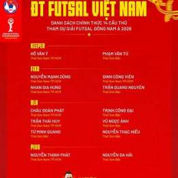 xem bóng đá futsal trực tiếp