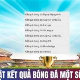 xem kết quả tỷ số bóng đá hôm nay