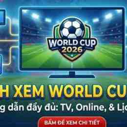 xem trực tiếp bóng đá world cup 2026 hôm nay